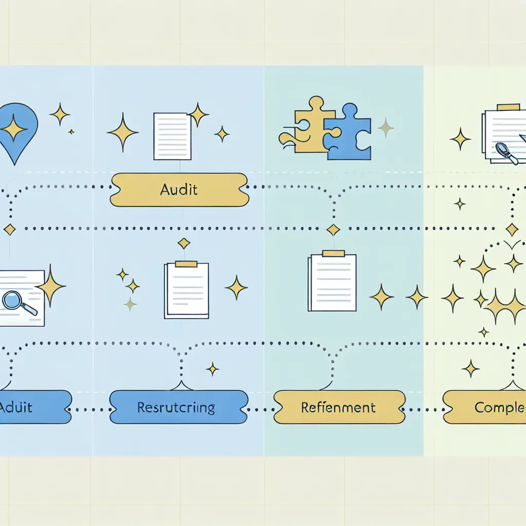 Stapsgewijs workflow-proces voor scriptie-optimalisatie