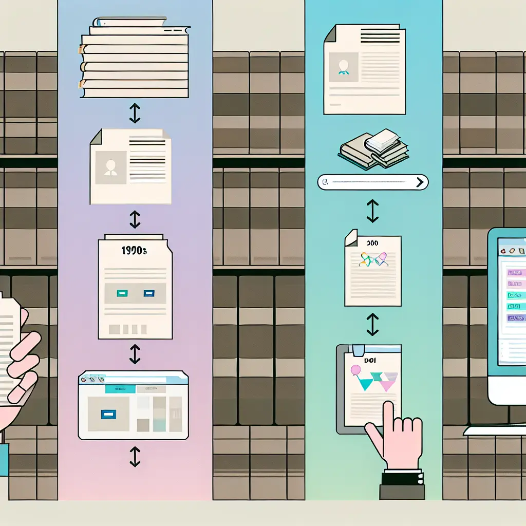 De evolutie van citatiemethoden: van kartonnen fiches in de jaren 90 tot moderne AI-gedreven tools