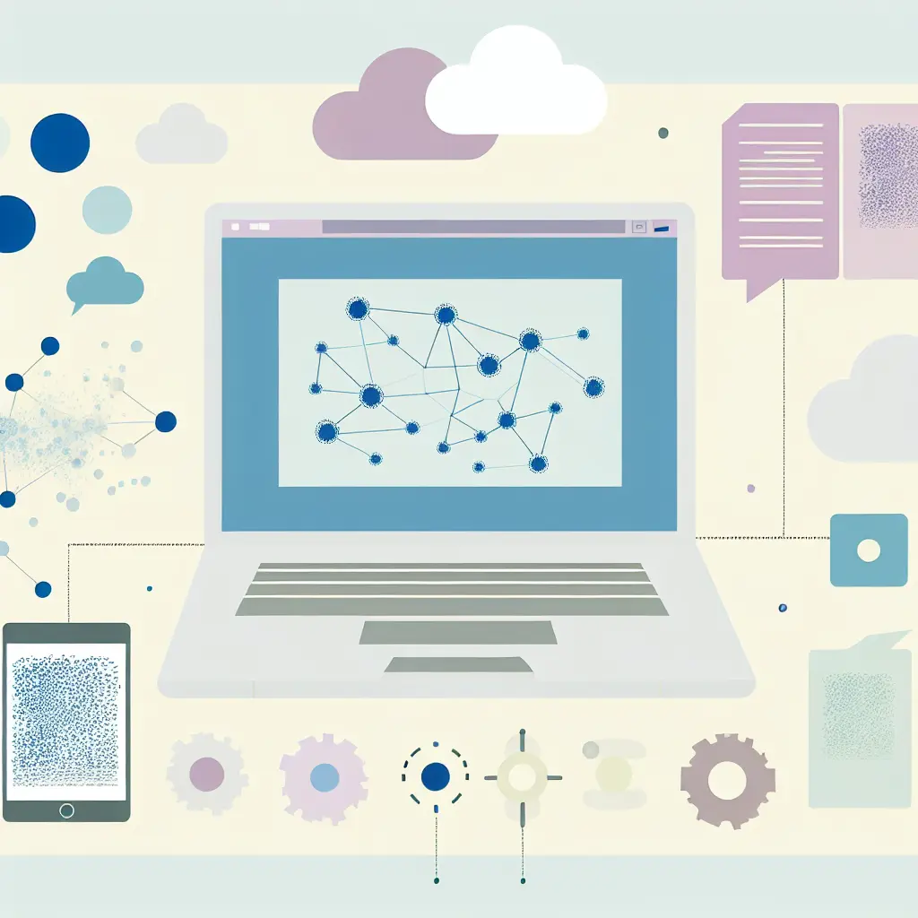 Modern digital research tools and AI assistance in academic workspace