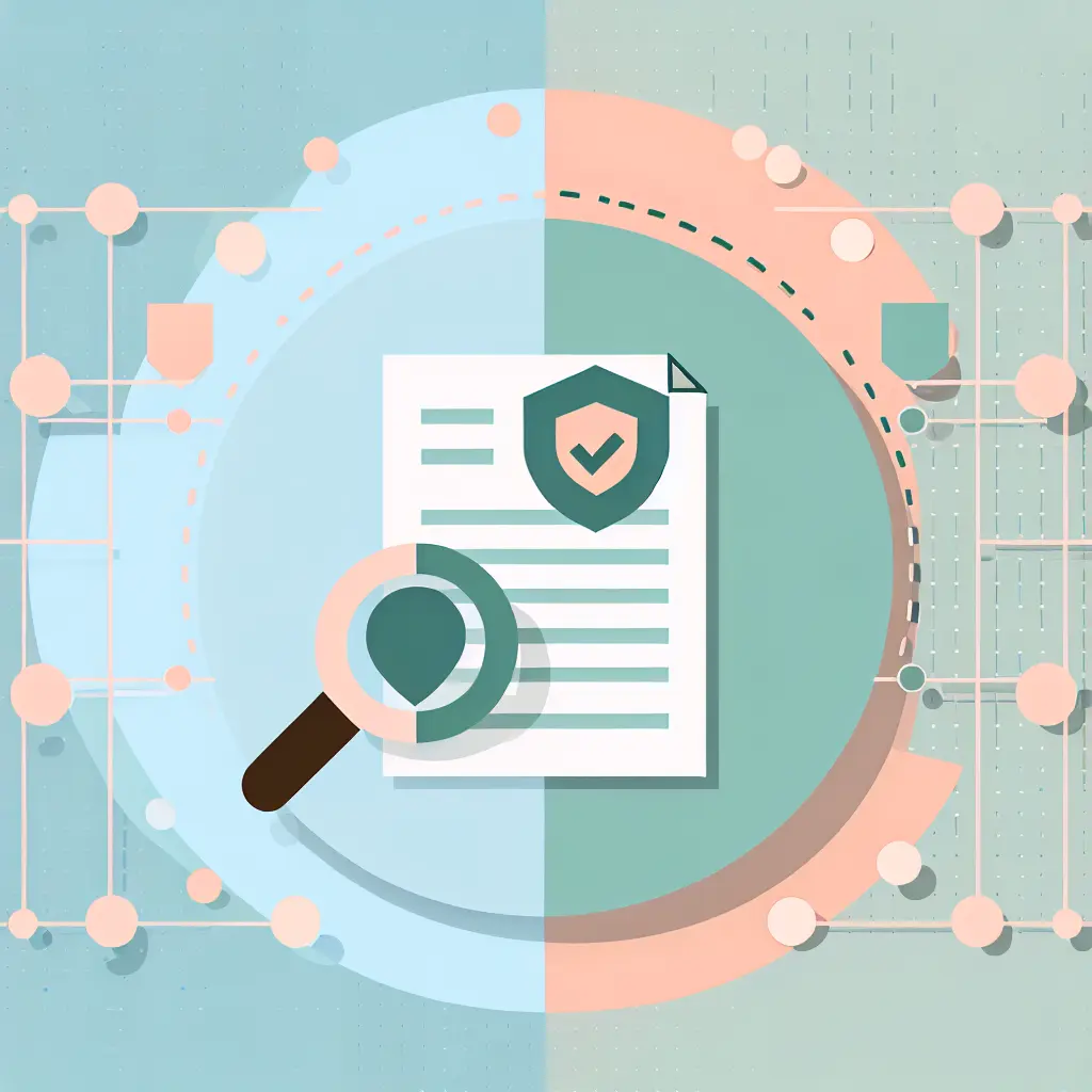 Visuele representatie van plagiaatdetectie en verificatieprocessen