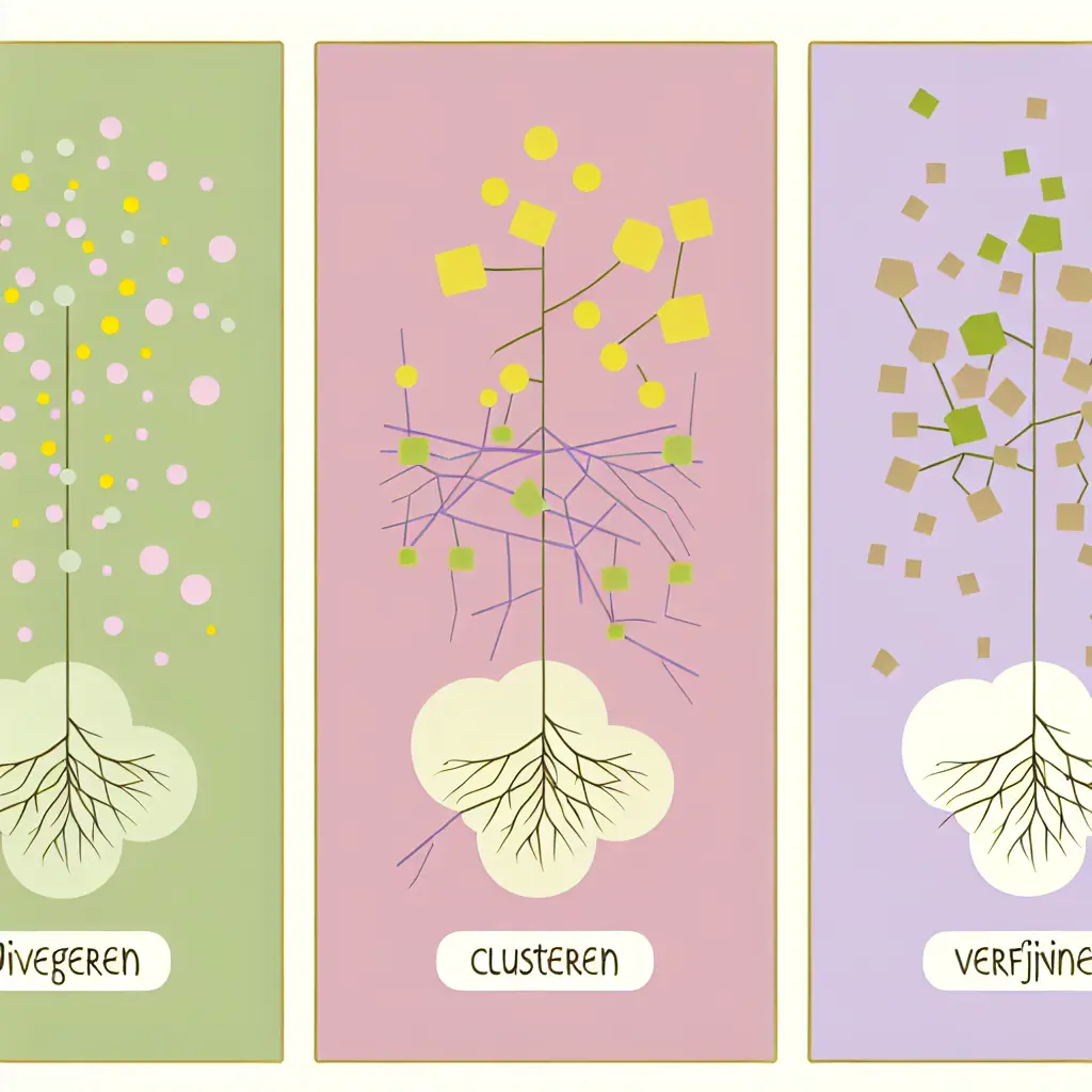 Drie fases van structuurontwikkeling: van chaos naar georganiseerd denken