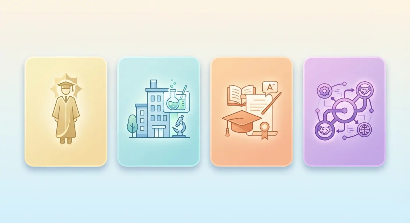 Comparison of UK university PhD scholarship types including Vice-Chancellor awards, departmental studentships, Graduate Teaching Assistantships, and Collaborative Doctoral Awards