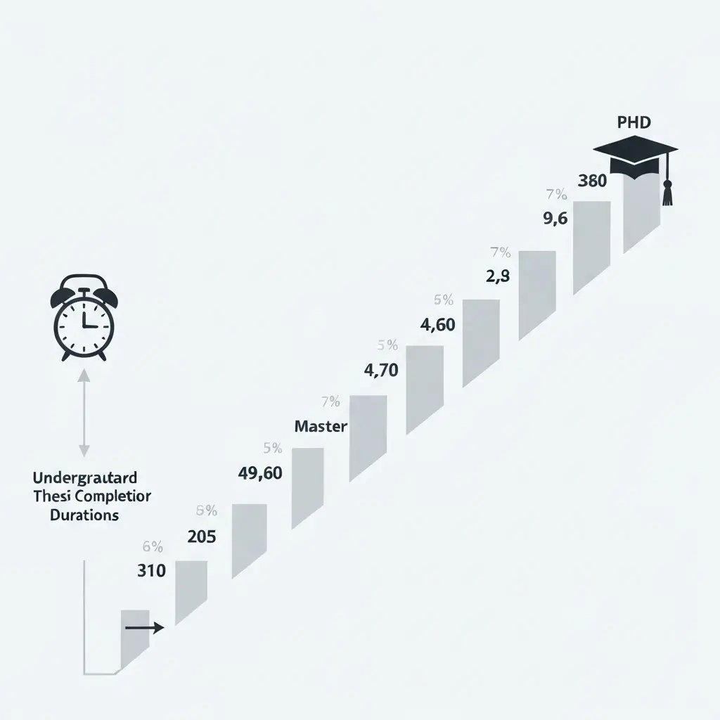 Average Time to Complete a Thesis by Degree Level: The 2026 Data