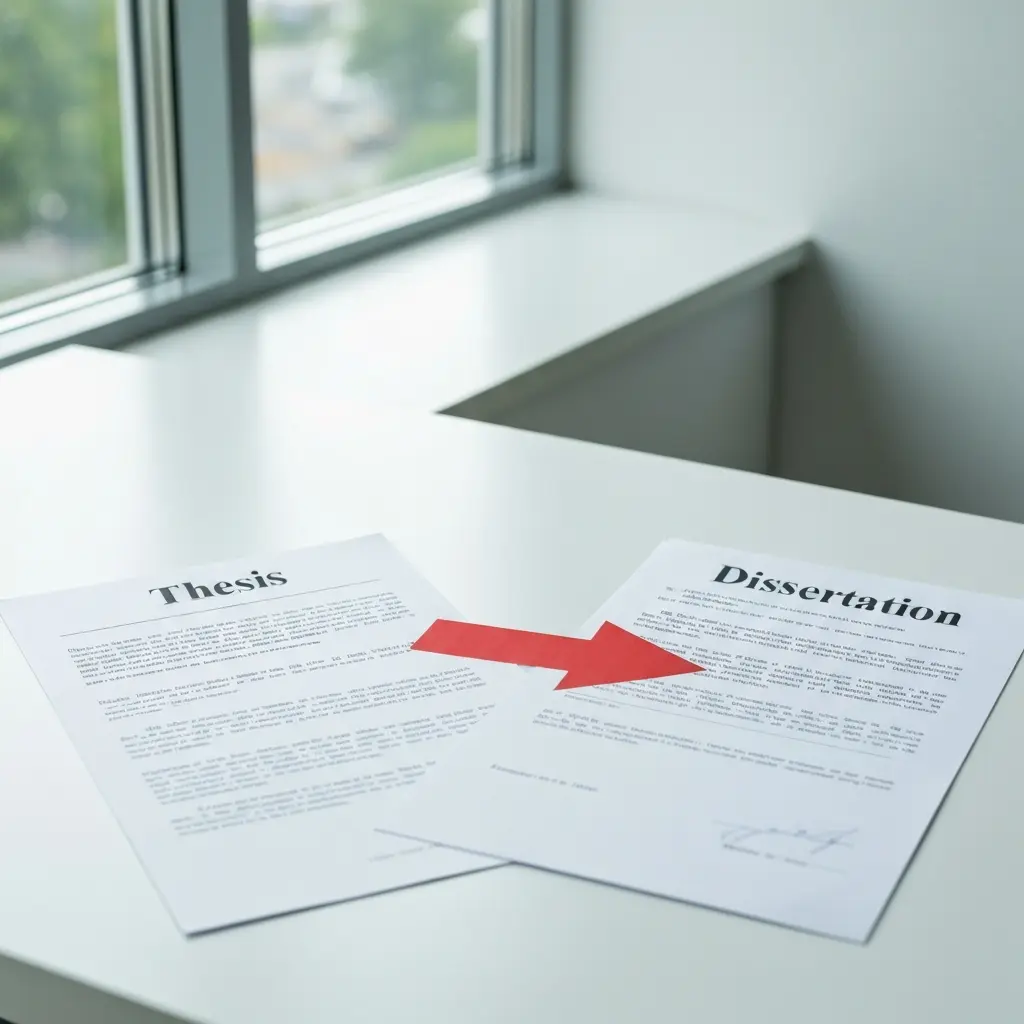 What Is the Difference Between a Thesis and a Dissertation? A Complete Guide