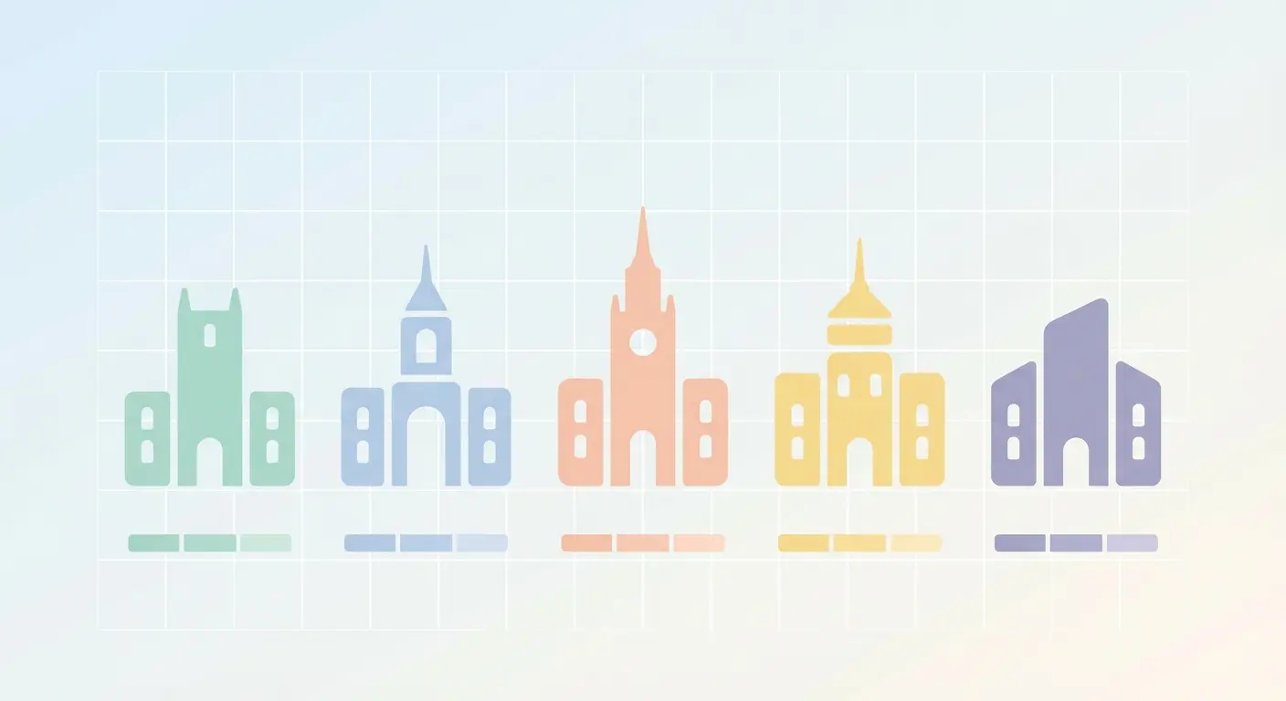 Consensus top 5 UK universities for 2025 compared across QS, Times Higher Education, and Complete University Guide rankings