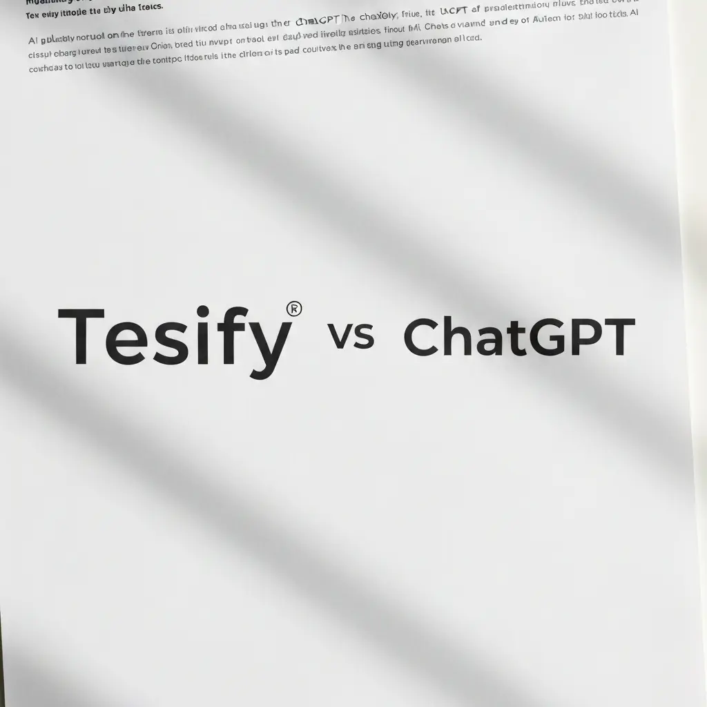 Tesify vs ChatGPT for Thesis Writing: Which Should You Use?