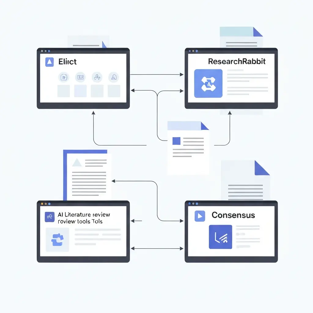 Best AI Tools for Literature Reviews Compared 2026: Elicit, ResearchRabbit, Consensus, and Semantic Scholar