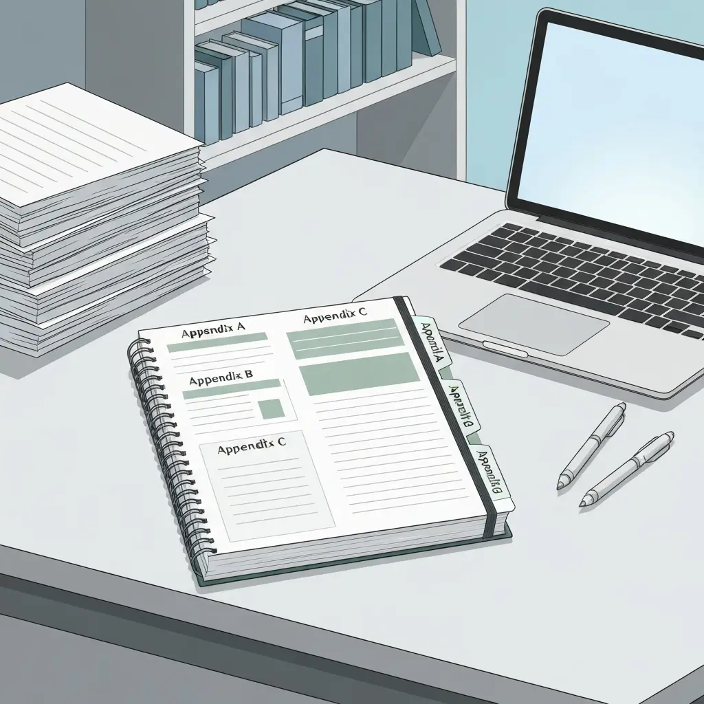 How to Write a Thesis Appendix in 2026: What to Include, How to Reference It, and Common Mistakes