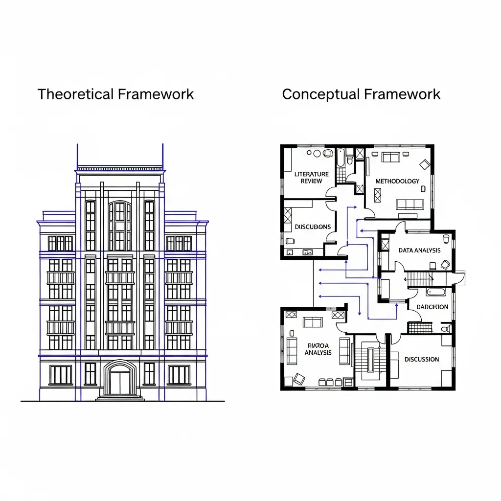 Theoretical vs Conceptual Framework: How They Differ and How to Build Each (2026)