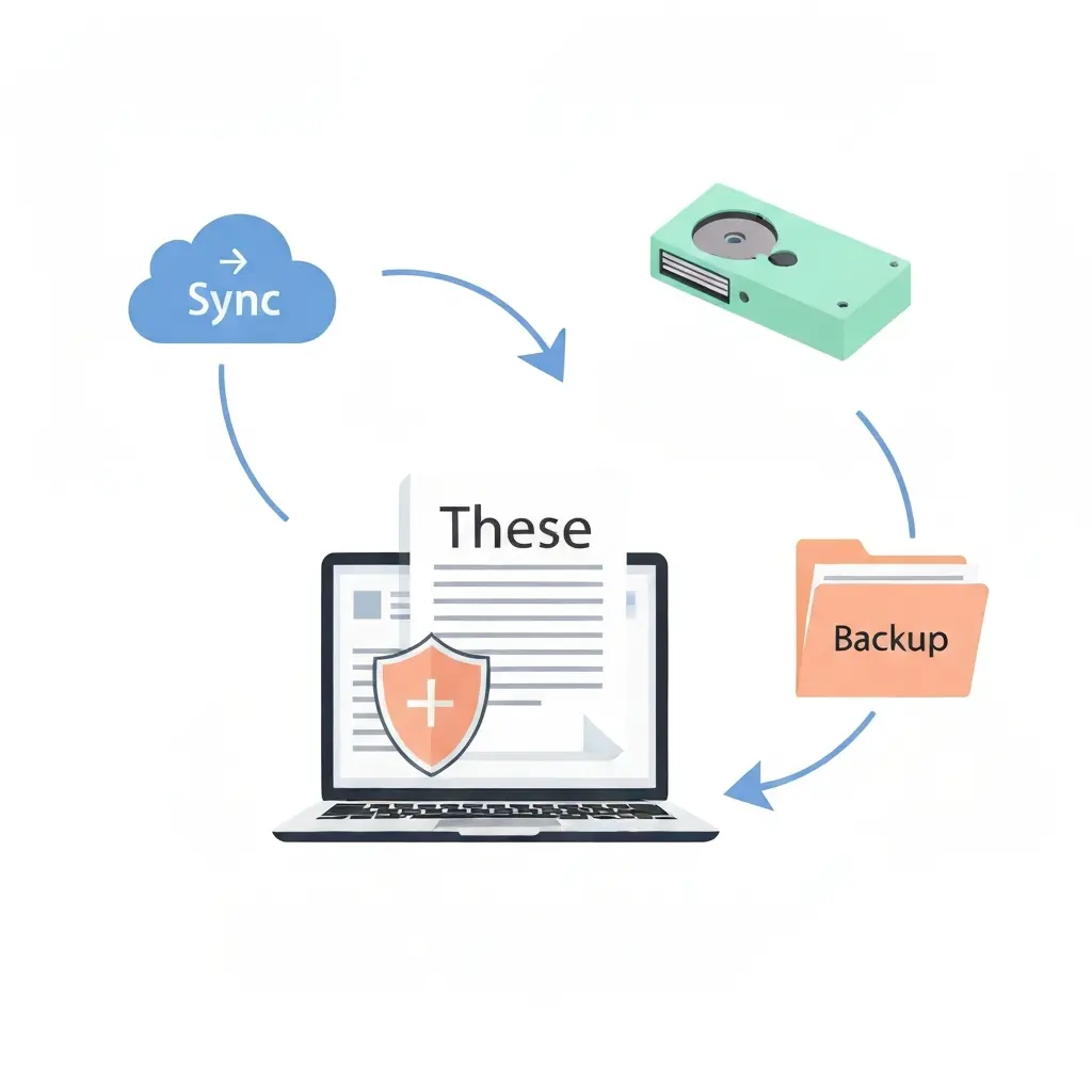 How to Back Up Your Thesis Safely: Version Control and the 3-2-1 Rule (2026)