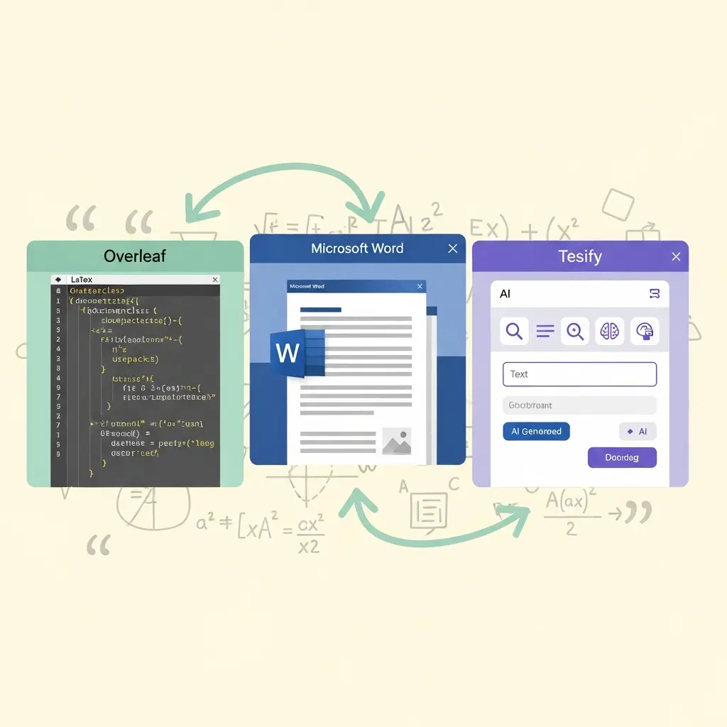 Overleaf vs Word vs Tesify for Thesis Writing in 2026: When LaTeX Wins