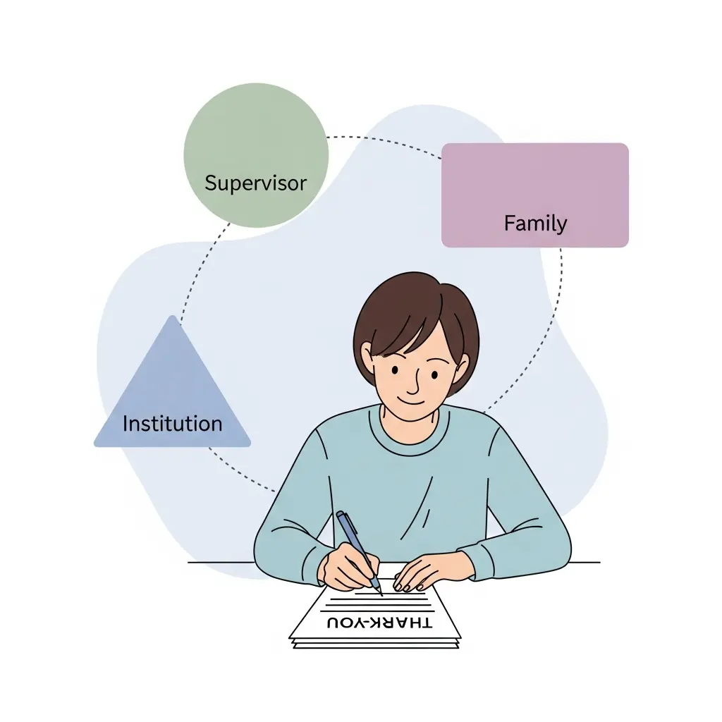 How to Write a Strong Thesis Acknowledgements Section: Tone, Order & Etiquette (2026)