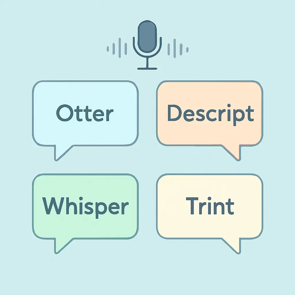 Best Interview Transcription Tools for Researchers 2026: Otter vs Descript vs Whisper vs Trint Compared