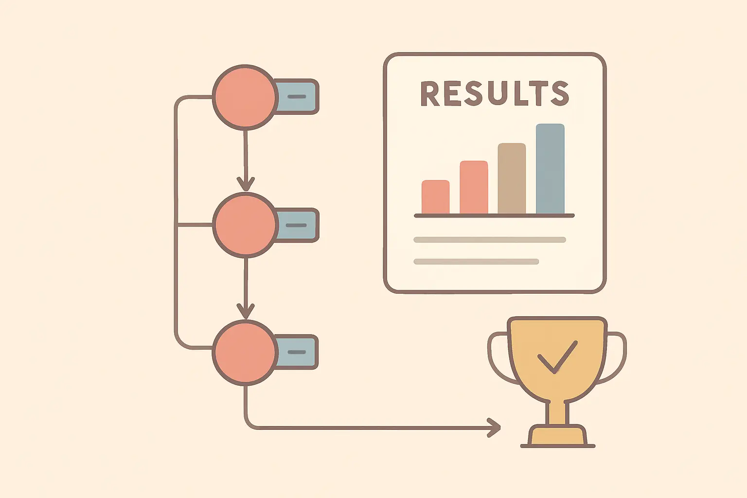 Version control branch diagram leading to reproducible experiment results