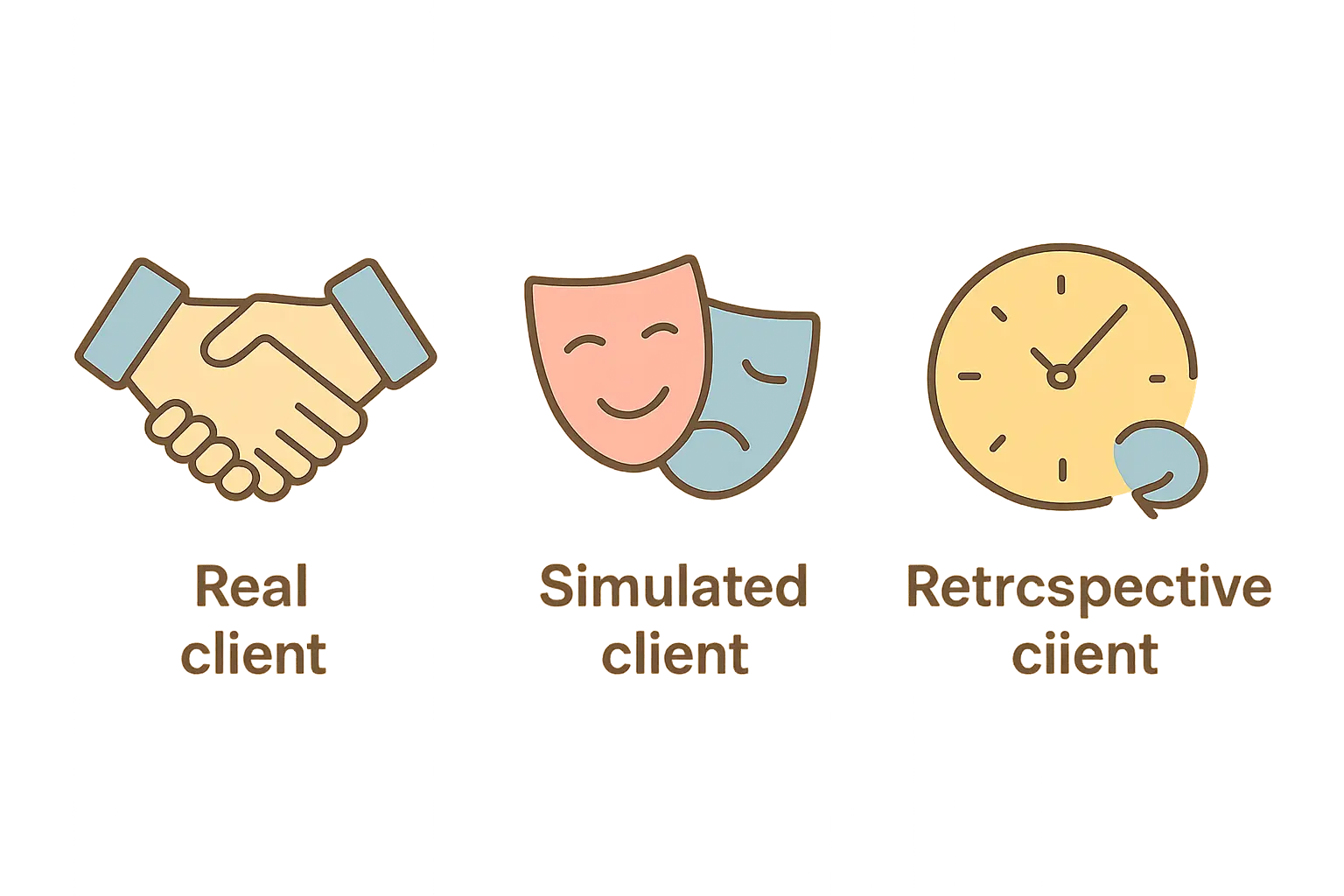 Three client types for a policy analysis capstone: real, simulated and retrospective