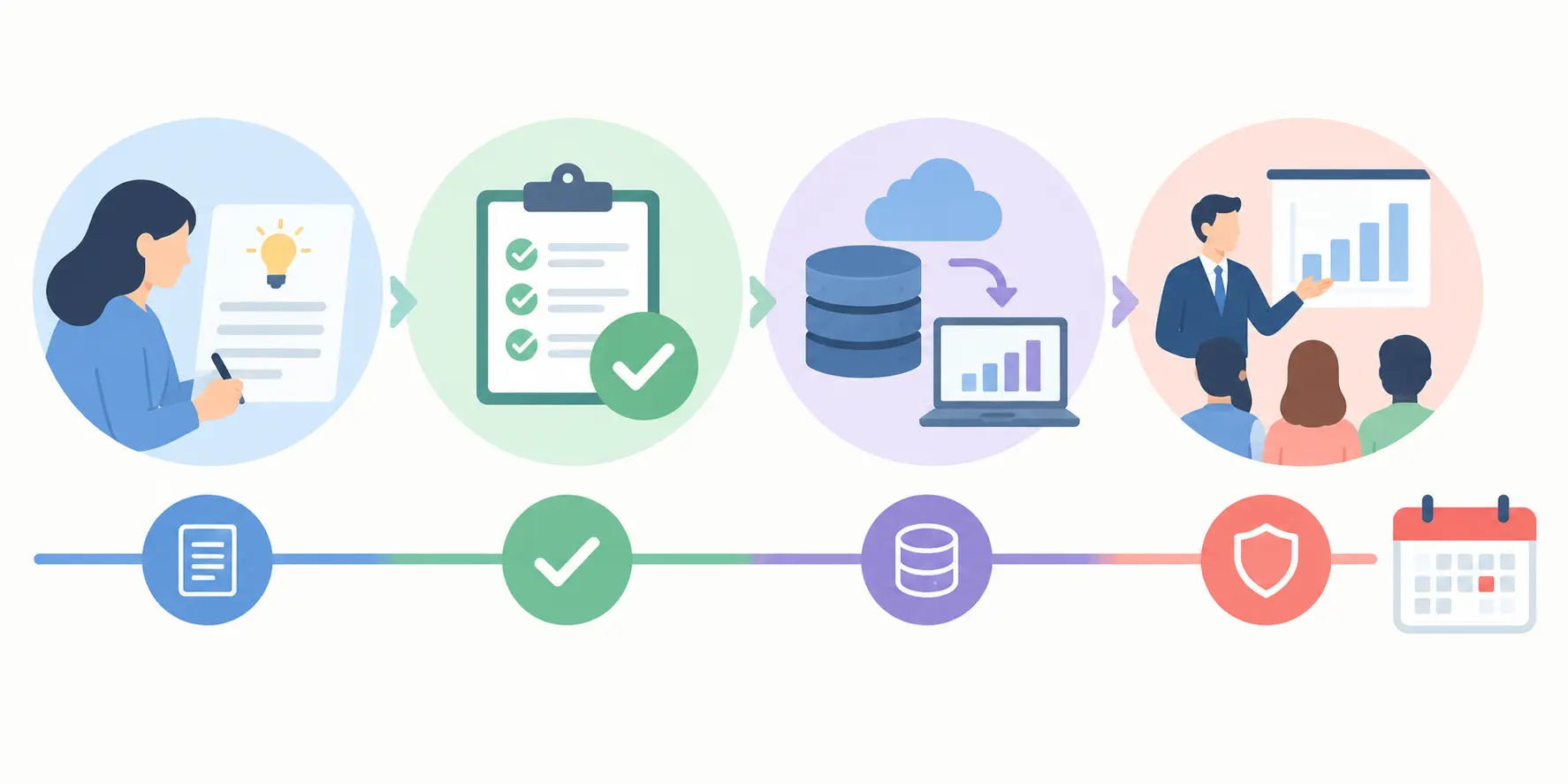 Timeline from proposal to approval to data pull to defense
